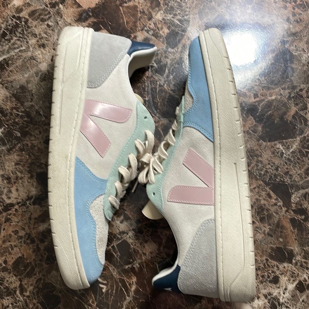 Veja™ Suede V-10 Sneakers in Blue Mens